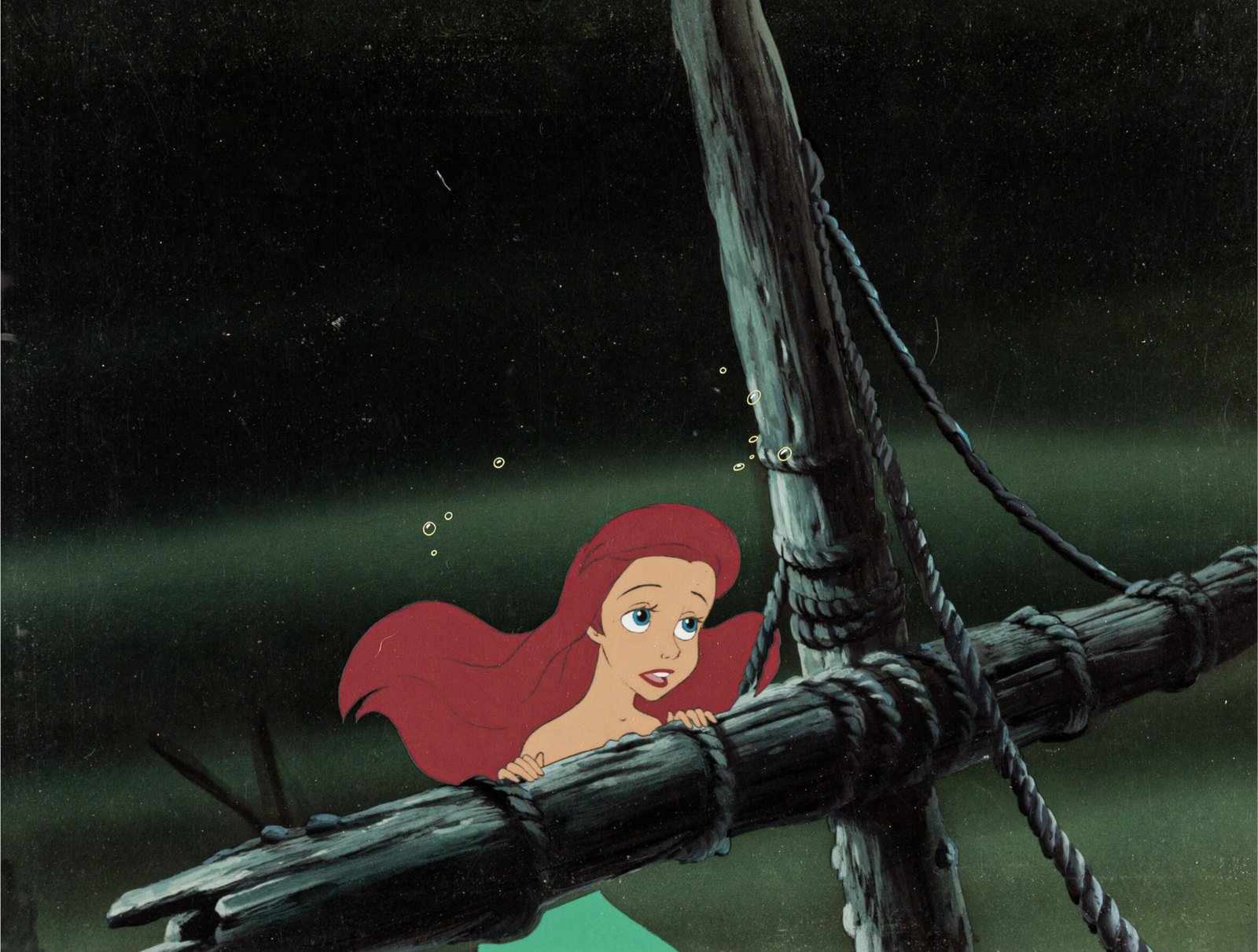 The Little Mermaid Ariel Production Cel