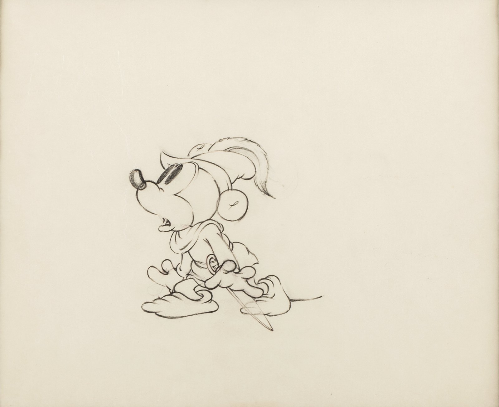 Brave Little Tailor Mickey Animation Drawing
